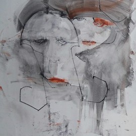 Emilio Merlina: 'silently towards Tolerance', 2011 Charcoal Drawing, Fantasy. Artist Description:  charcoal on canvas   ...