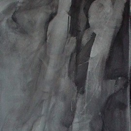 Emilio Merlina: 'the jump', 2010 Mixed Media, Representational. Artist Description:  acrylic an charcoal on canvas ...