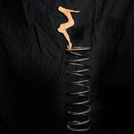 Emilio Merlina: 'the jump', 2012 Mixed Media Sculpture, Fantasy. 