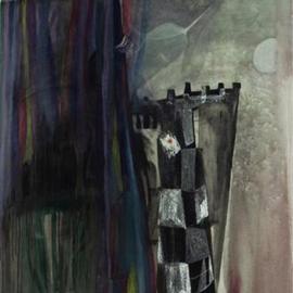 Emilio Merlina: 'the moon guardian', 1994 Oil Painting, Inspirational. Artist Description: oil on canvas...