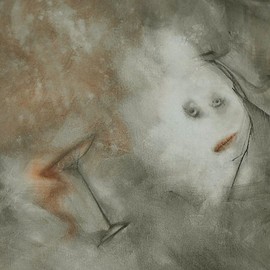 Emilio Merlina: 'the wish', 2018 Charcoal Drawing, Fantasy. Artist Description: canvas...