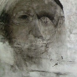 Emilio Merlina: 'truth', 2007 Charcoal Drawing, Inspirational. Artist Description:  charcoal on canvas ...