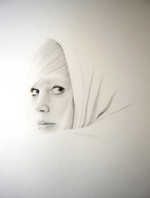 Artist: Eric Stavros - Title: dernier regard - Medium: Pencil Drawing - Year: 2012
