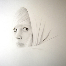 Eric Stavros Artwork dernier regard, 2012 Pencil Drawing, Beauty