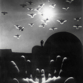 Itzhak Ben Arieh: 'BIRDS', 2000 Black and White Photograph, Fantasy. Artist Description:   FANTASTIC PHOTOGRAPHY  ...
