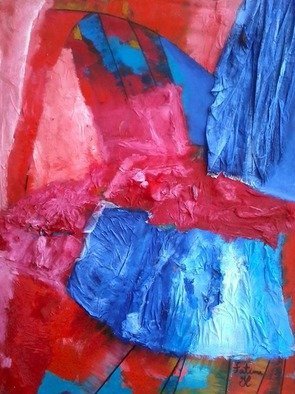 Artist: Hameurlaine Fatima - Title: Surfaces - Medium: Acrylic Painting - Year: 2012