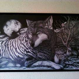 Alejandro Jake: 'Final Worlf Drawing', 2011 Pencil Drawing, Animals. Artist Description:  Final concept of my Wolf Drawing ...
