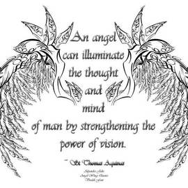 Alejandro Jake: 'Typography Angel Wingz Quote', 2011 Other, Fantasy. Artist Description:  Typography of Angel Wings wrapped around a Quote ...