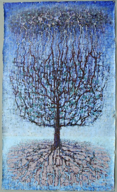 Artist Stephen Fessler. 'Fractal Tree' Artwork Image, Created in 2012, Original Painting Acrylic. #art #artist