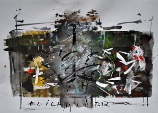 Florina Gaspar: 'Echilibru', 2012 Mixed Media, Abstract Figurative.     mixed technique on paper  ...