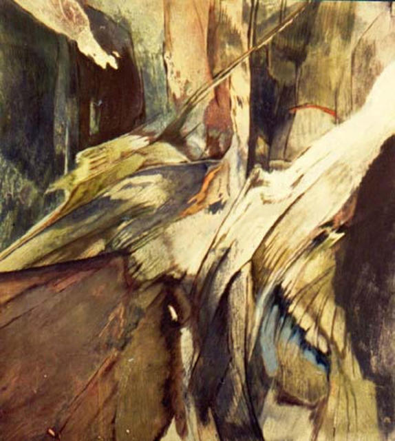 Franziska Turek  'Long Ago', created in 2001, Original Painting Acrylic.