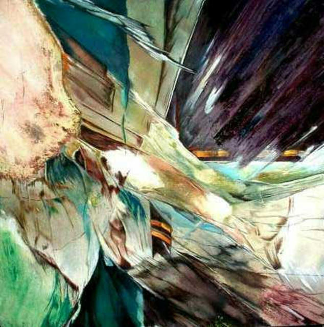 Artist Franziska Turek. 'Movement To Light' Artwork Image, Created in 2003, Original Painting Acrylic. #art #artist