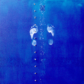 Jose Freitascruz: ' jfx 1 a deep blue sky as only to be seen in dreams', 1998 Mixed Media, Healing. Artist Description: the title for this piece was taken from a short story i was writing at the time: a meeting beyond time in the fortress of tsaparang, western tibet, between a portuguese king gone missing, a portuguese priest who formed a mission there in the xviith century  and the ...
