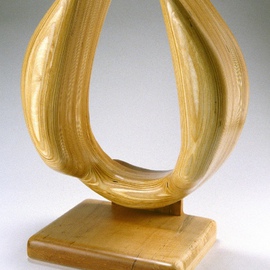 Gary Brown: 'Yoke', 2004 Wood Sculpture, Abstract. Artist Description:  Laminated Baltic Birch and Maple, wood sculpture ...