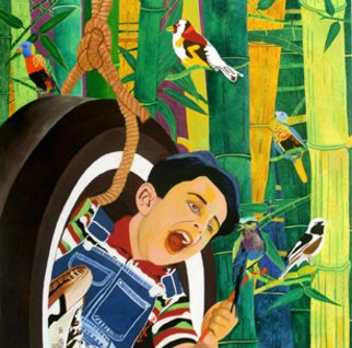 Gayatri Artist: 'child of heaven', 2010 Acrylic Painting, Children. 
