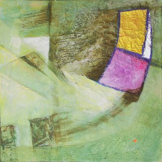 Sossella Gilberto: 'oro e violetto', 2010 Acrylic Painting, Abstract Figurative. 