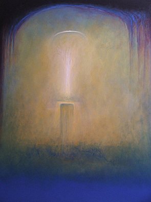 George Kofas: 'Eternal Fire', 2010 Oil Painting, Spiritual. RomanticismSymbolist ArtAbstractFigurativeMysticalReligiousChristianAbstractInspirational               ...