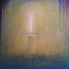 George Kofas: 'Eternal Fire', 2010 Oil Painting, Spiritual. Artist Description: RomanticismSymbolist ArtAbstractFigurativeMysticalReligiousChristianAbstractInspirational               ...