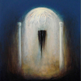 George Kofas: 'Temple', 2008 Oil Painting, Abstract Landscape. Artist Description:                            RomanticismSymbolist ArtAbstractFigurativeabstract figurativeMysticalReligiousChristianInspirational                            ...
