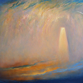 George Kofas: 'The Eternal Sublime', 2010 Oil Painting, Abstract Landscape. Artist Description:         RomanticismSymbolist ArtAbstractFigurativeabstract figurativeMysticalReligiousChristianInspirational         ...
