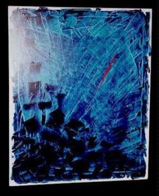 Artist: Grzegorz Luszczyk - Title: Composition - Medium: Acrylic Painting - Year: 1992