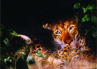 Glen Viljoen: 'Solitude', 2003 Oil Painting, Animals.    Oil paint on canvas  ...