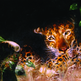 Glen Viljoen: 'Solitude', 2003 Oil Painting, Animals. Artist Description:    Oil paint on canvas  ...