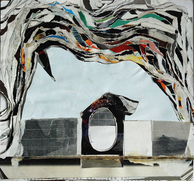 Goran Petmil  'HOUSE WITH WINGS', created in 2010, Original Mixed Media.