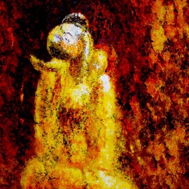 Hafeez Qasmani: 'figretie', 2011 Oil Painting, Other. Artist Description:       hafeez qasmanis art      ...