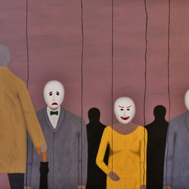 Hans Andre: 'The Gathering', 2014 Mixed Media, Conceptual. 