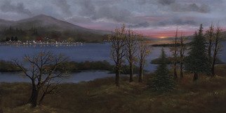 Artist: Nicolo Sturiano - Title: lake george ny - Medium: Oil Painting - Year: 2017