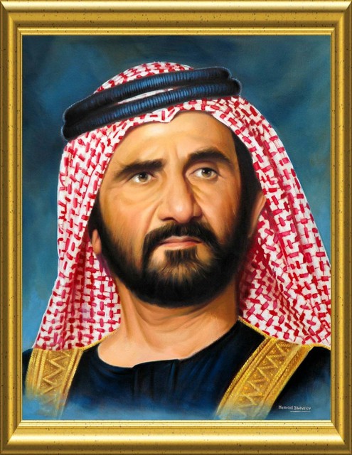 Hemant Bhavsar  'Royal Prince Of Dubai', created in 2008, Original Painting Oil.