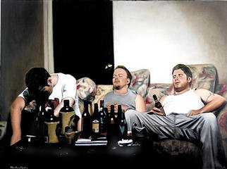 Matthew Hickey: 'At rest', 2001 Oil Painting, Culture. oil on canvas...