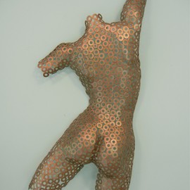 Bob Hill Artwork Joyous Flow, 2012 Steel Sculpture, Abstract Figurative