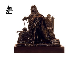 Fernando  Andrea: 'le roi soleil 1701', 2019 Bronze Sculpture, History. BY FERNANDO ANDREASCALE 1: 6 BRONZE SCULPTURELIMITED EDITION  20 copies WOODEN BASE and CERTIFICATE OF AUTHENTICITY INCLUDED  Wax Stamp and signature of the sculptor In 1701 Hyacinthe Rigaud executed the famous portrait of Louis XIV that eventually would arguably become the most recognisable icon for the royal absolutism ...