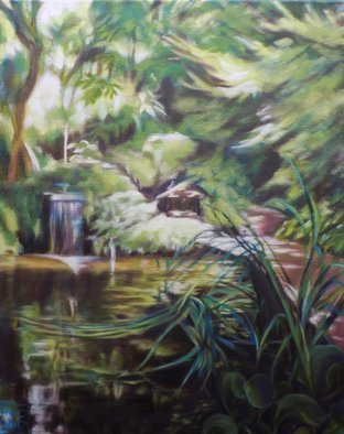 H. N. Chrysanthemum: 'landscape v', 2017 Oil Painting, Landscape. Landscape Oil Painting...