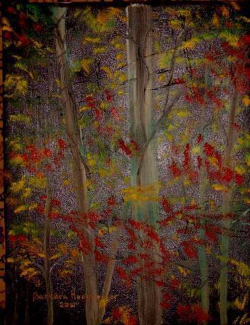 Barbara Honsberger  'Woodlands', created in 2008, Original Painting Oil.