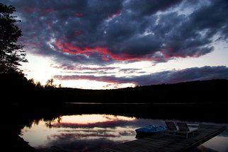 Harvey Horowitz: 'Laurentian Sunset', 2008 Color Photograph, Spiritual.  Sunset in Laurentian Mountains North of Montreal ...