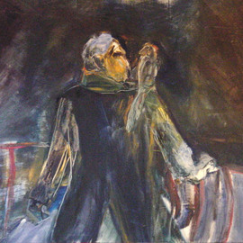 Mert Ulcay: 'Pirate', 2001 Oil Painting, Figurative. 