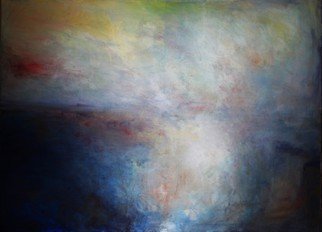 Iana Sophia: 'Outbound', 2016 Oil Painting, Abstract Landscape. Abstract, Landscape, ...