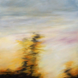 Ilona Jetmar: 'Refraction 1414', 2014 Oil Painting, Landscape. Artist Description:  Refraction is an exhibition that extends on my interest in light and its effects on the land and our surrounds and connects with my growing interest and research into culture, identity and belonging.In April 2013 I had the privilege of spending time with an amazing group of ...