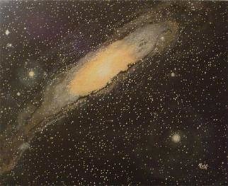 Artist: Eve Co - Title: The Great Spiral in Andromeda - Medium: Acrylic Painting - Year: 1992