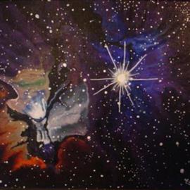Trifid Nebula in the Constellation Sagitarius By Eve Co
