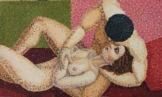 Ia Saralidze: 'passion', 2016 Oil Painting, Love. love, twain, people...