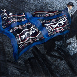 Ione Citrin: 'The Midnight Messenger', 2011 Oil Painting, Animals. Artist Description:   16