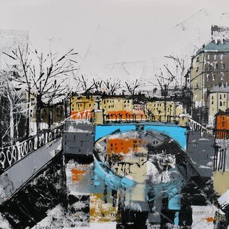 Artist: Irina Rumyantseva - Title: The Canal - Medium: Acrylic Painting - Year: 2015
