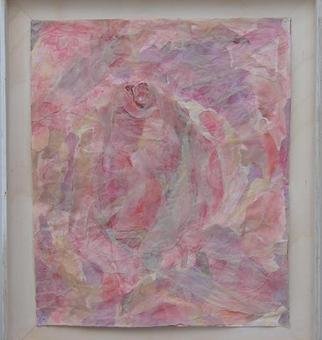 Tamara Sorkin: 'The inner pink', 1999 Collage, Abstract. 