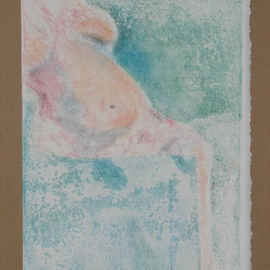 Tamar Sorkin Artwork pastel monoprint, 2009 Monoprint, Abstract Figurative