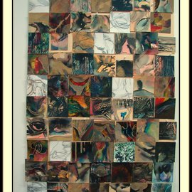 Tamara Sorkin: 'picture number 26', 2012 Collage, Abstract. Artist Description:  collage of mixed technique. Exhibited in the Florence Biennale , Italy October 6th - 17th, 2017...