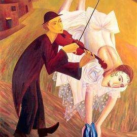 Israel Tsvaygenbaum: 'Conjured Melodies', 2003 Oil Painting, Other. Artist Description:  